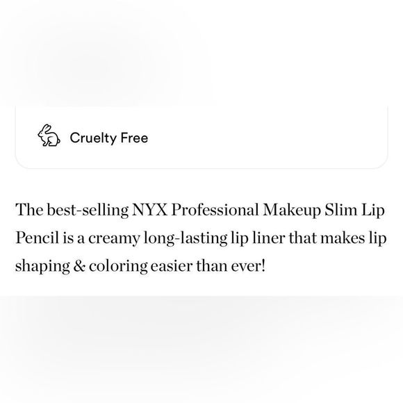 $4❤️‍🔥 LAST 1! NYX Slim Lip Liner Pencil BEIGE 👄 NEW & SEALED Nude Lipliner - Picture 5 of 7